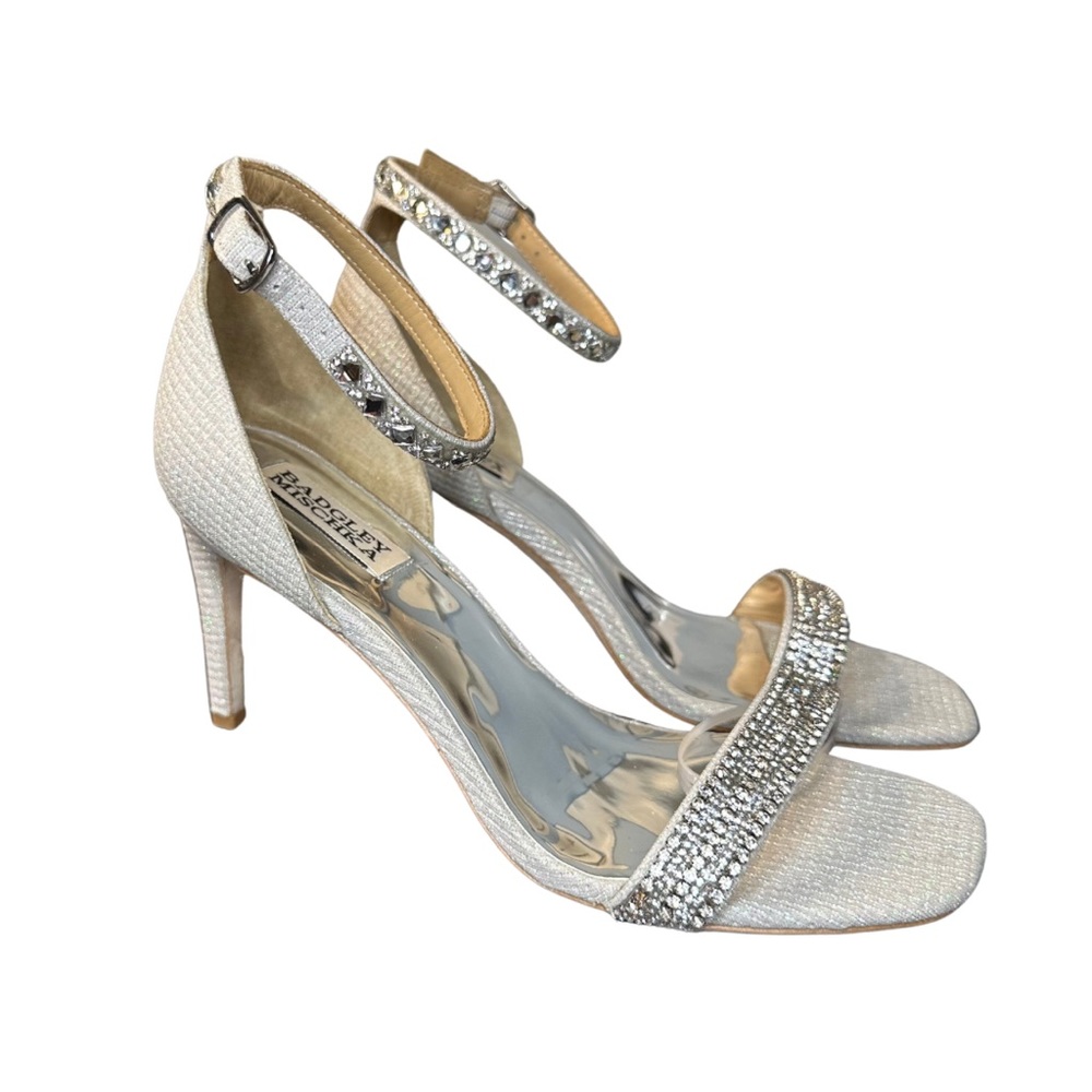 Badgley Mischka | Urina Embellished Sandals | Size 8.5